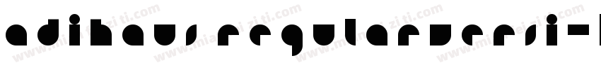 AdiHaus RegularVersi字体转换